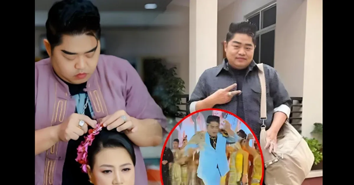 Danced to Ko Gyi Kyaw's song on stage and was kicked by God, and the make-up was overturned