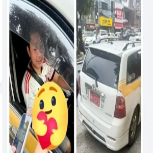 A taxi driver with a very good attitude in this era